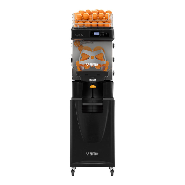 Zumex Versatile Star Orange Juicer Machine with Black Podium 11846 — 40 Fruits/Minute