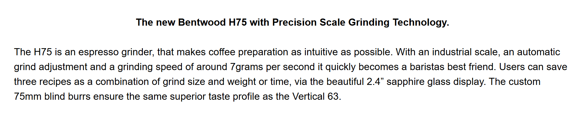 Feature 1 - BENTWOOD-BW-H75