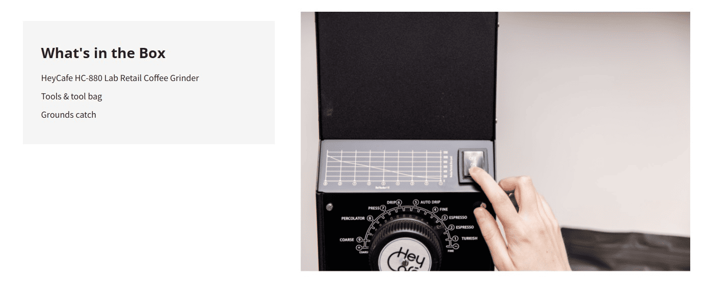 Feature 1 - HC-880LAB