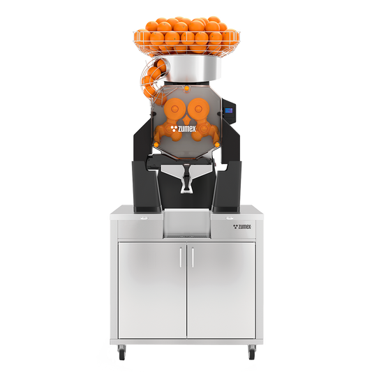 Zumex 08820 Speed Up All-in-One Automatic Feed Juicer — 40 Fruits/Minute, with Wide Mirror Podium