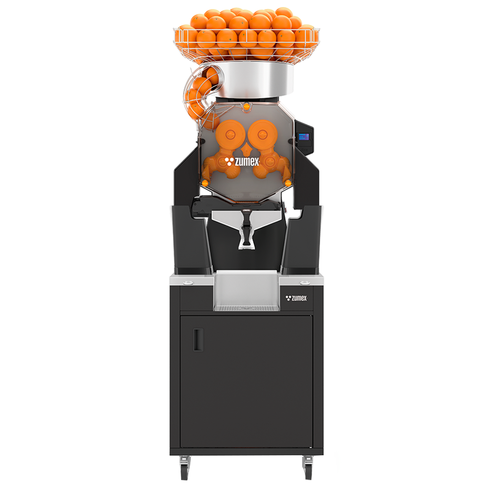 Zumex 09945 Speed Up All-in-One Automatic Feed Juicer — 40 Fruits / Minute, with Slim Black Podium