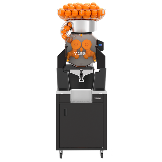 Zumex 09945 Speed Up All-in-One Automatic Feed Juicer — 40 Fruits/Minute, with Slim Black Podium