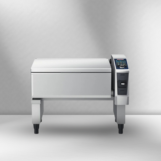 Rational iVario Pro XL Electric Tilt Skillet — XL-Size Pan, 40 Gallon, 208/240V, with Base