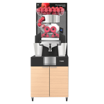 Thumbnail 1 for Zumex 11816 Speed Pomegranates Juice Corner Automatic Feed Juicer — 30 Fruits / Minute, with Wide Oiled Oak Podium