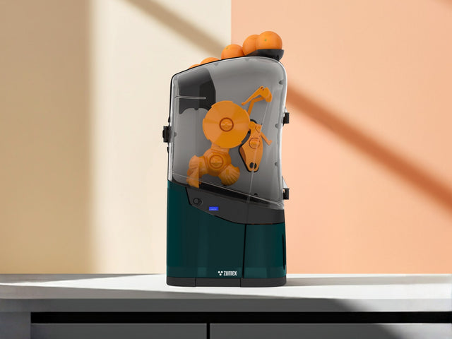 Zumex Minex Orange Juicer 04917 — 13 Oranges/Minute, Aquamarine