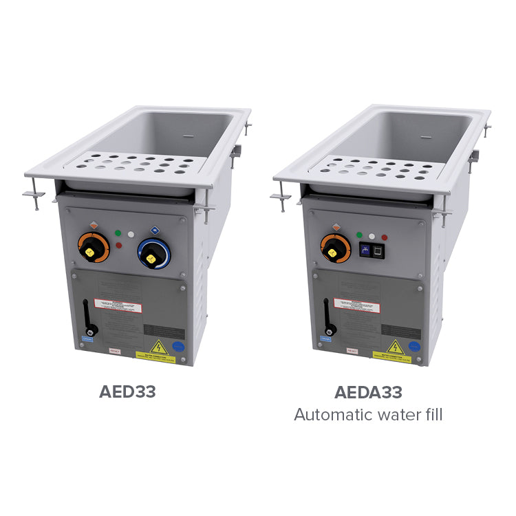 Arcobaleno AED33 Mia Electric Countertop Drop-In Pasta Cooker — 11 Gallon, 230V, 3 phase