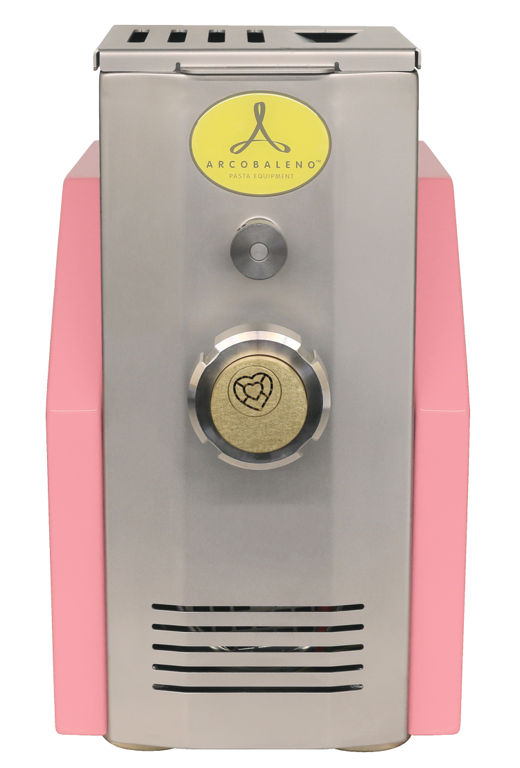Arcobaleno AEX5 Vita Residential Pasta Extruder and Mixer — 5 Lbs Output/Hr, Countertop, Pink