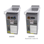 Thumbnail 1 for Arcobaleno AGDA35 Mira-A Gas Countertop Drop-In Pasta Cooker — 11 Gallon, 47,600 BTU, with Automatic Water Fill