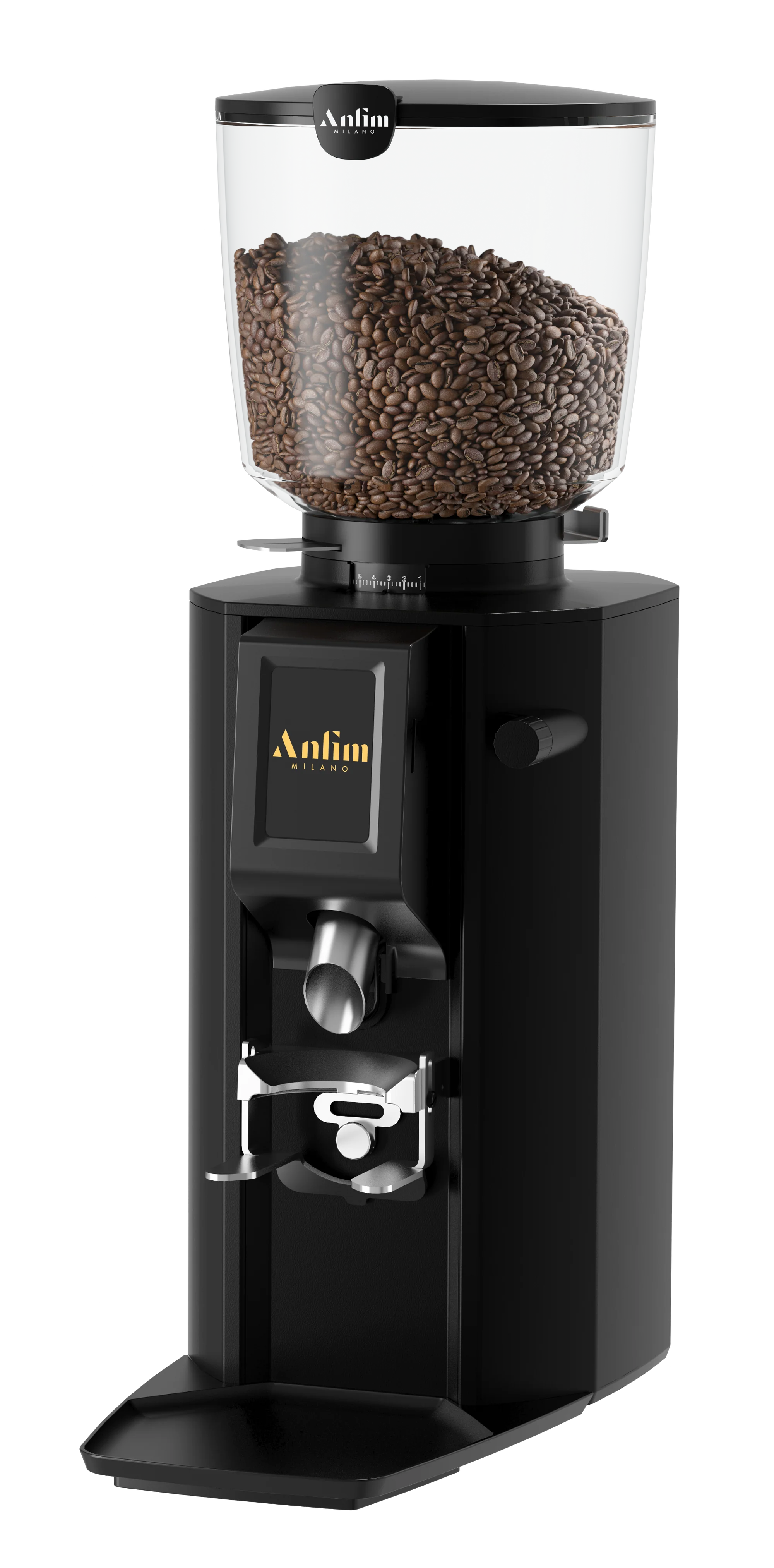 Anfim Alba On-Demand Espresso Grinder — 4.4 Lbs Capacity, Black, 110V
