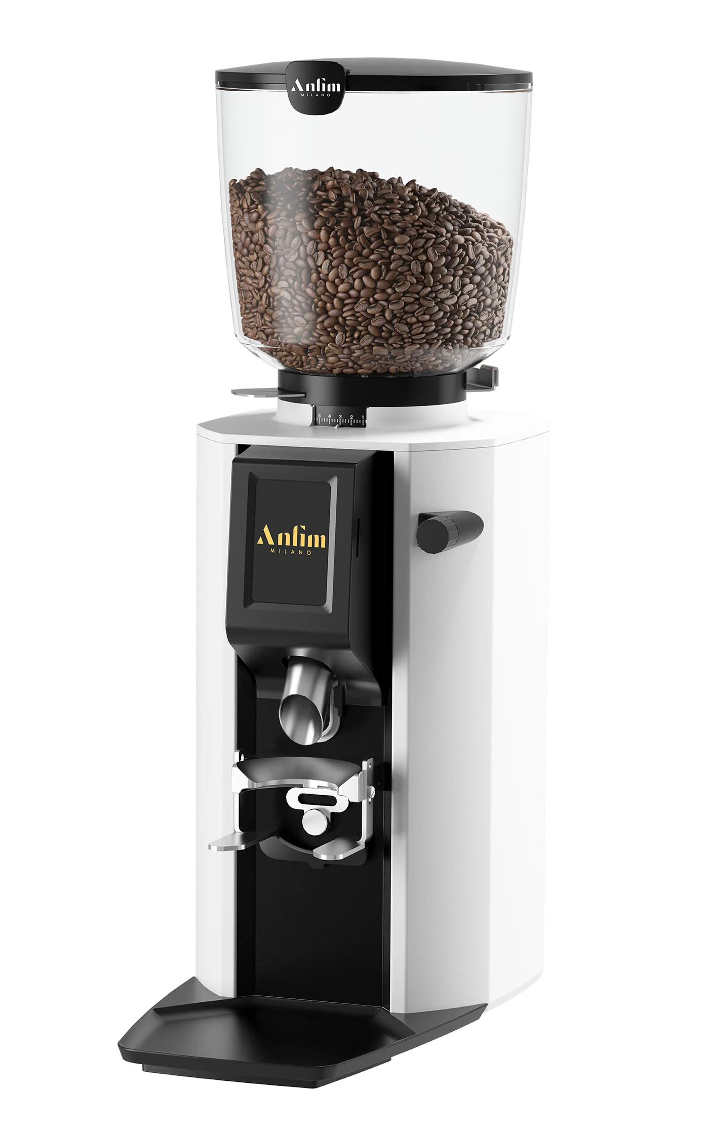 Anfim Alba On-Demand Espresso Grinder — 4.4 Lbs Capacity, White, 110V