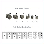 Thumbnail 4 for Arcobaleno ADGHA35 Amara-A Gas Countertop Drop-In Pasta Cooker — 11 Gallon, 80,185 BTU, with Automatic Water Fill