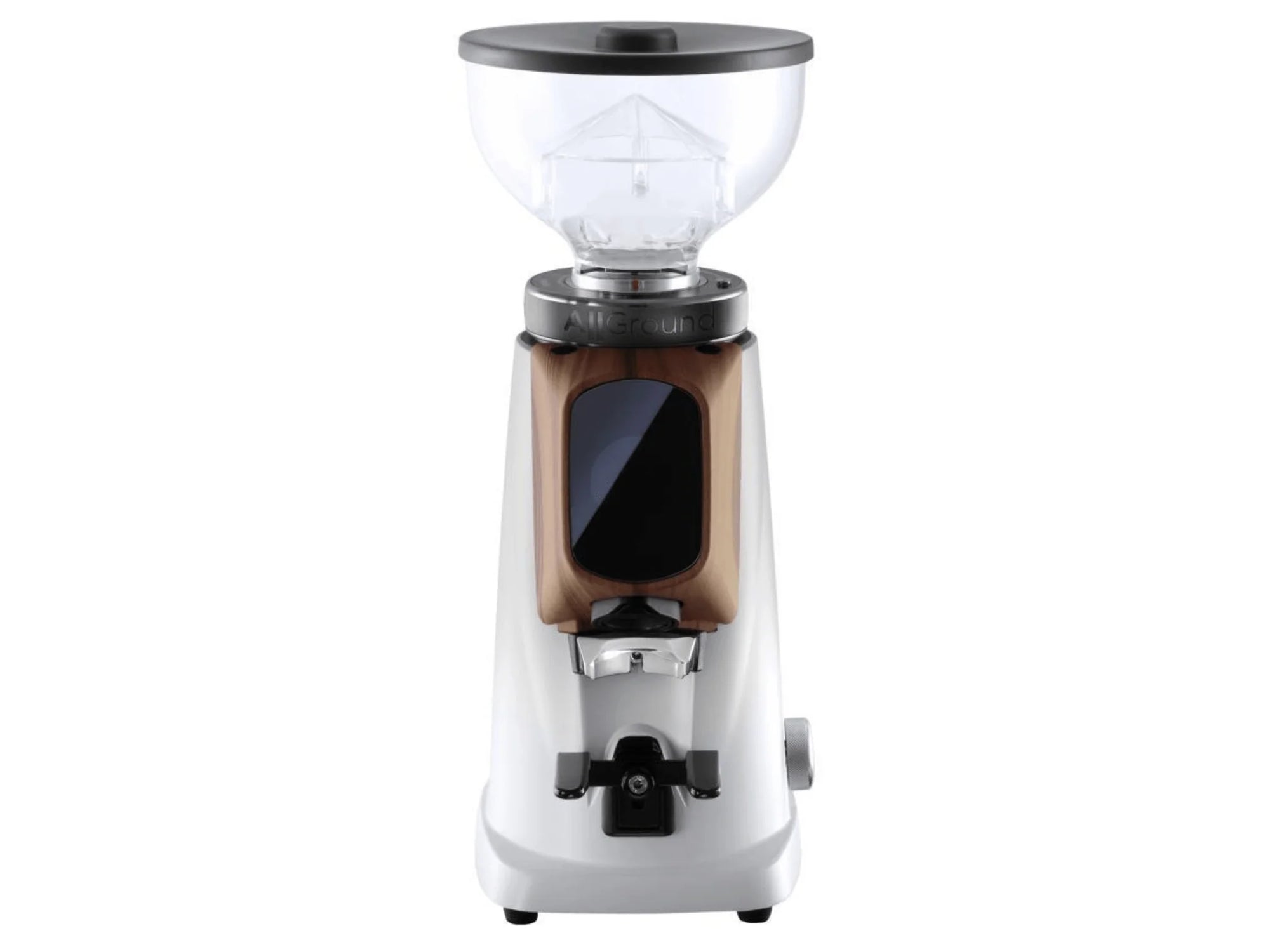 Fiorenzato AllGround Dark-T 64 mm Grinder — Arctic White & Walnut