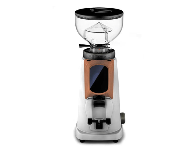 Fiorenzato ALLGROUND SENSE DARK-T Grinder — White & Wood