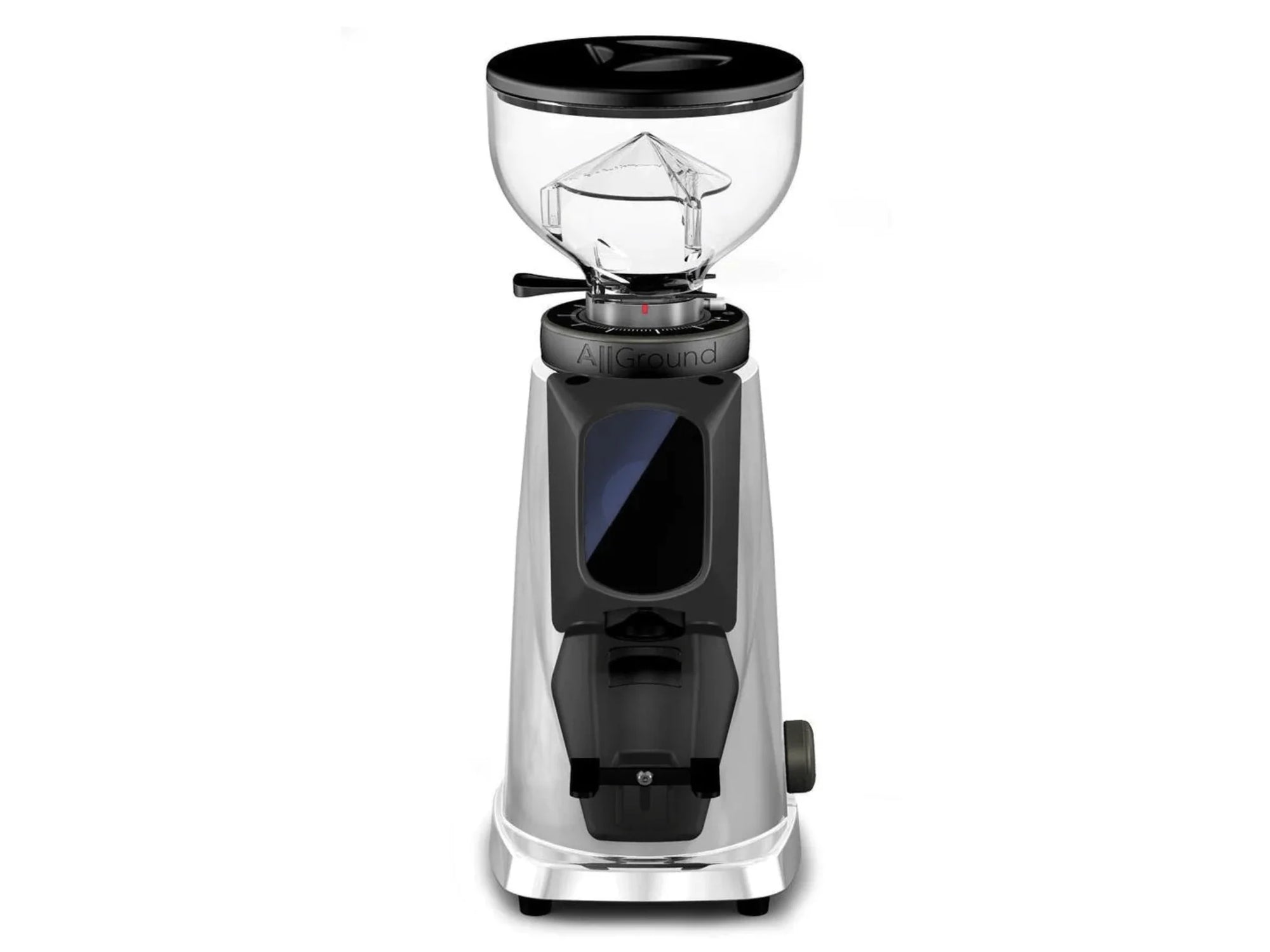 Fiorenzato AllGround Sense Dark-T Grinder — Silver & Black