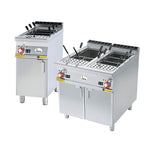 Thumbnail 1 for Arcobaleno APCA35D Eva Electric Double Tank Pasta Cooker — 22 Gallon, 208V, 3 Phase, with Automatic Water Refill