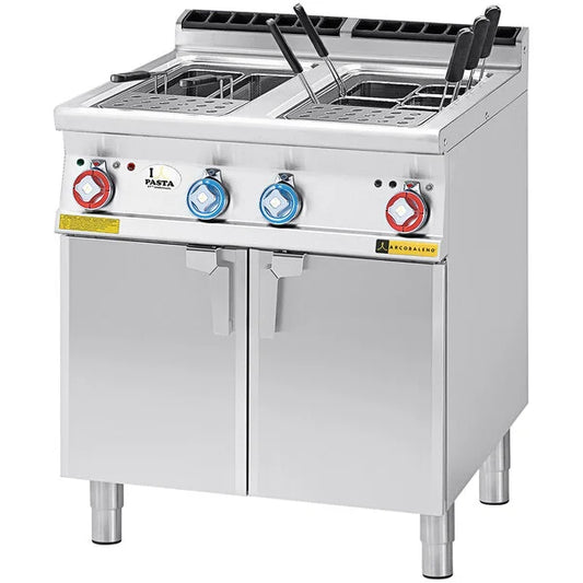 Arcobaleno APCE28D Elettra Electric Double Tank Pasta Cooker — 14 Gallon, 208V, 3 Phase