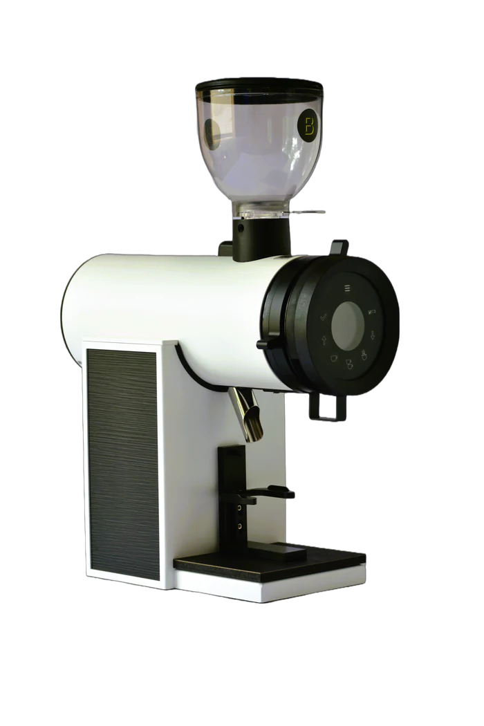 Bentwood Vertical 63 Espresso Grinder — White