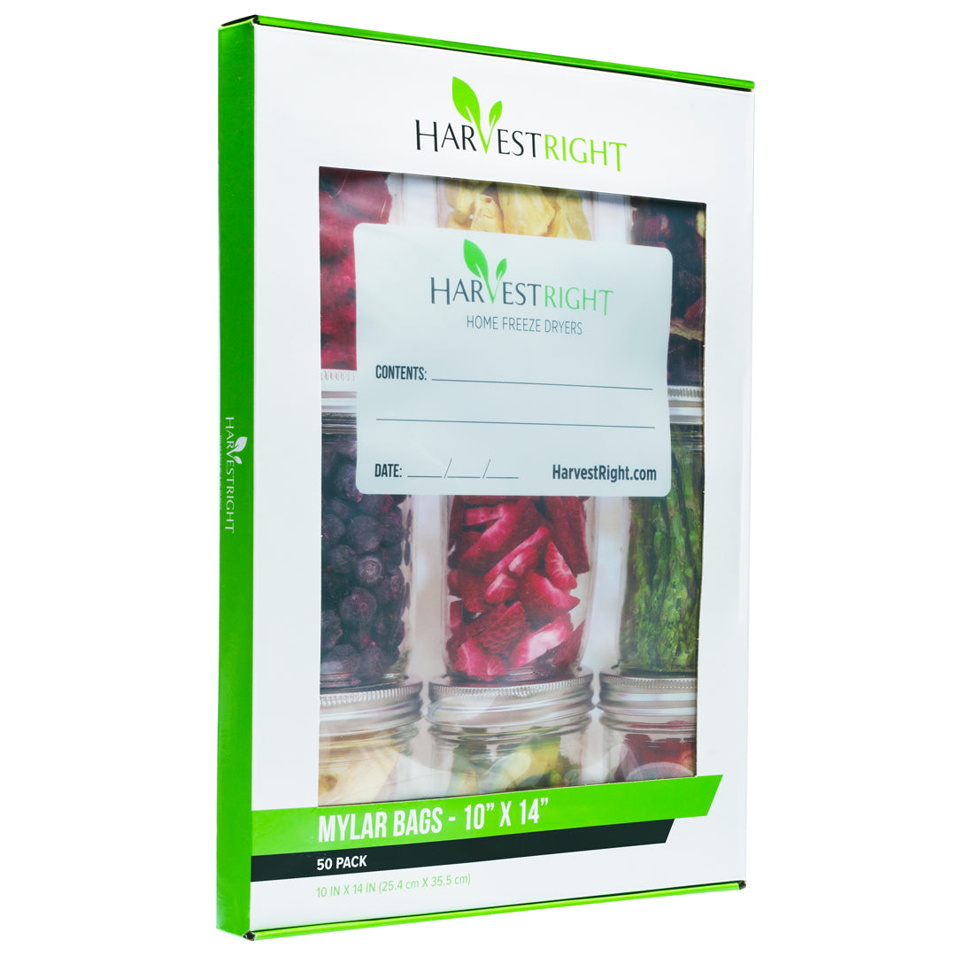 50 x Harvest Right Mylar Bags  — Must Order In Case Qty Of 6