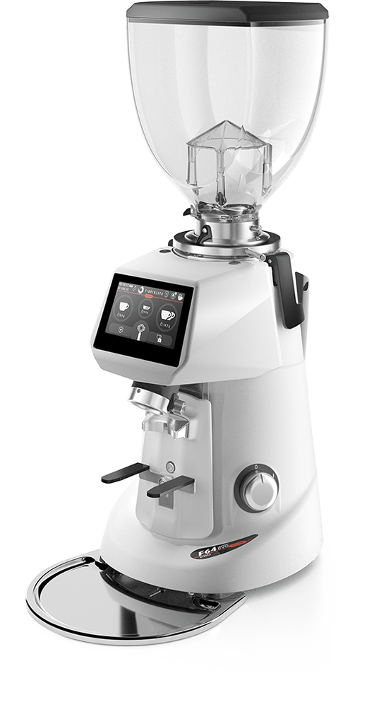 Fiorenzato F64 Evo Pro Sense Dark-T Grinder — White