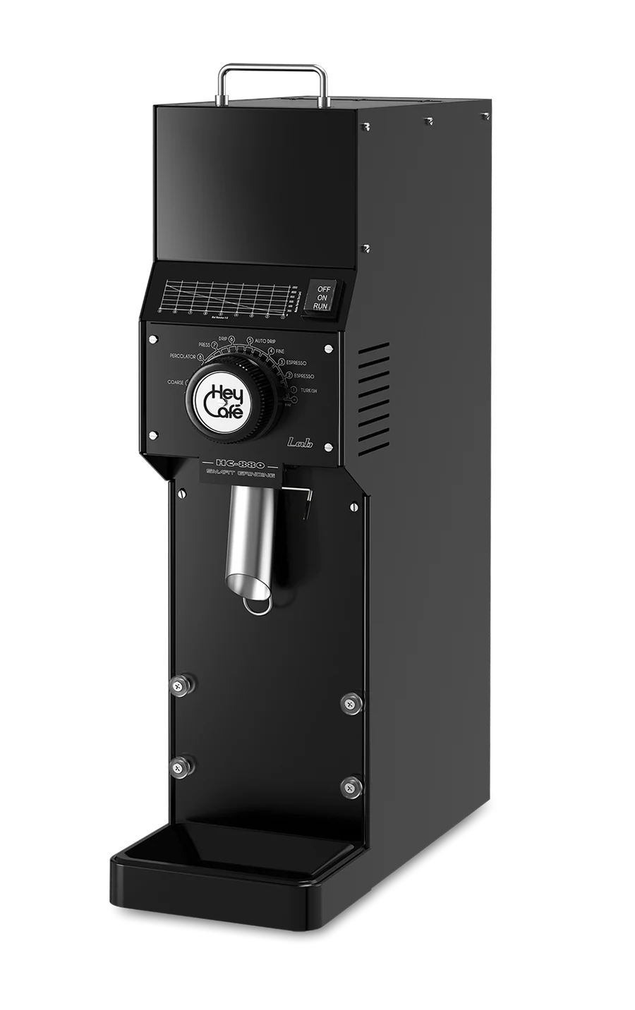 HeyCafe HC-880 LAB Coffee Grinder — Black