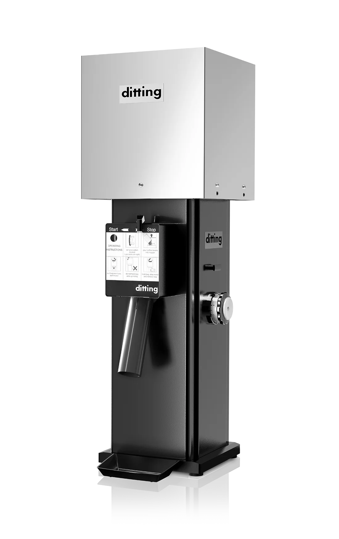 Ditting KFA1403 Industrial Grinder — Jet Black