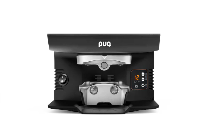 PUQPress M6 58.3 mm for VA Mythos 75 & 85 Automatic Espresso Tamper — Black