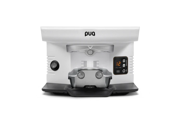 PUQPress M6 58.3 mm for VA Mythos 75 & 85 Automatic Espresso Tamper — White