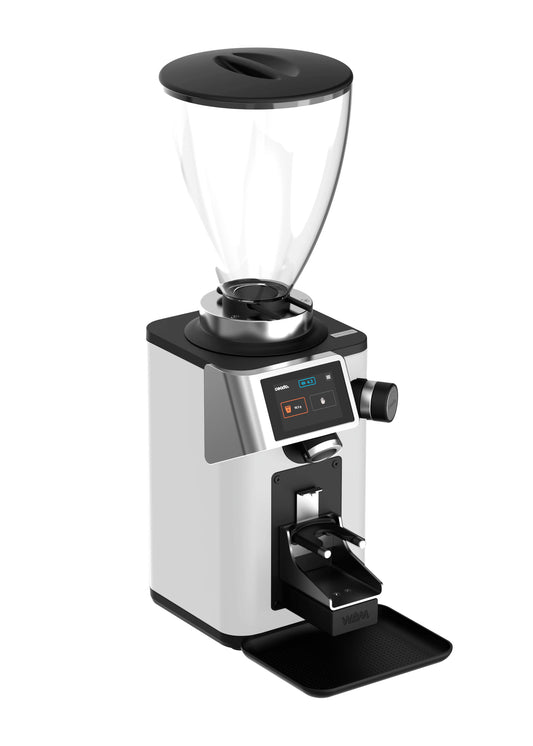 Ceado REV STEEL On-Demand Espresso Grinder - Weight-Based, White