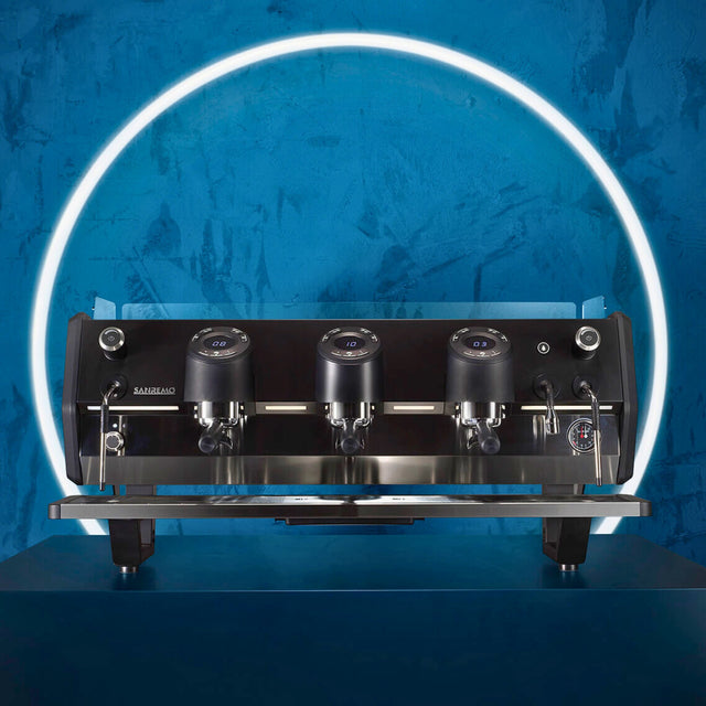 Sanremo D8 Pro 3 Group Espresso Machine — Black