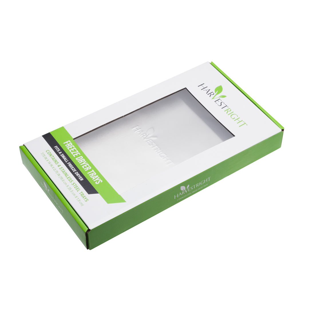 4 x Stainless Steel Trays Small