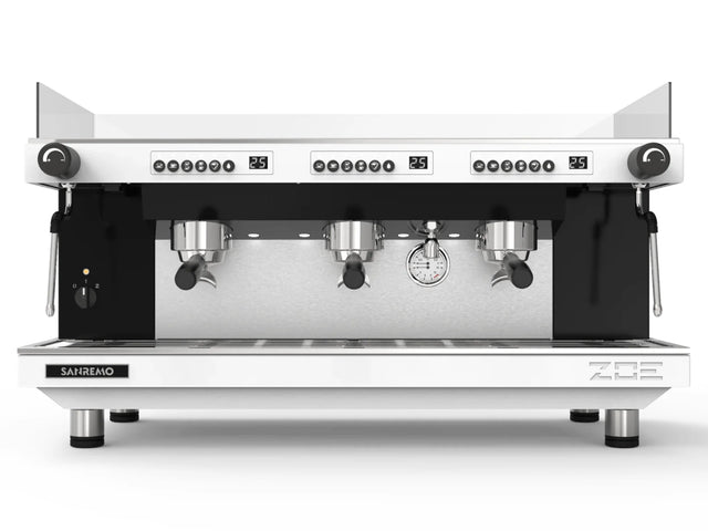 Sanremo Zoe Competition 3 Group Espresso Machine — Standard, White