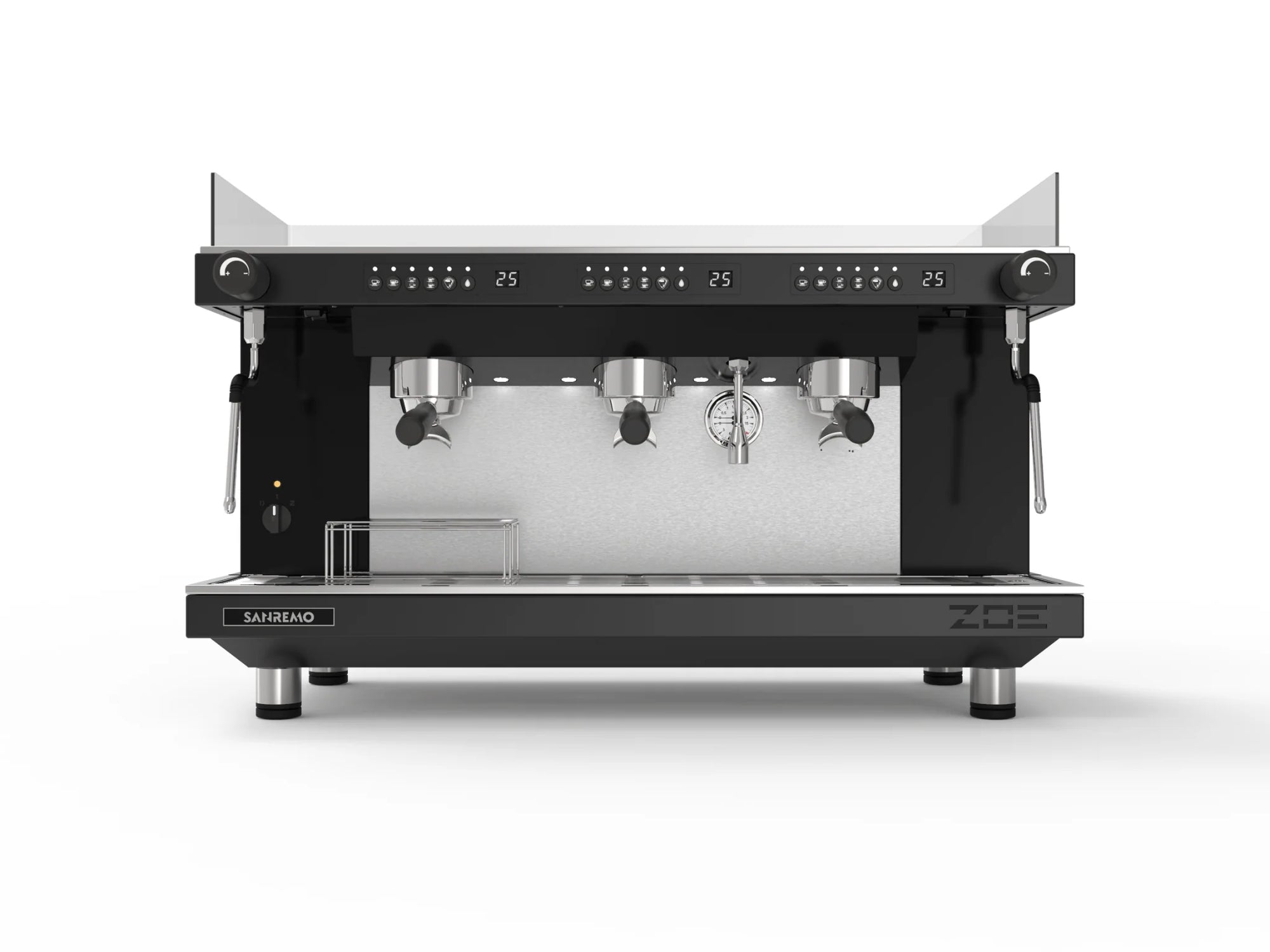 Sanremo Zoe Competition 3 Group Espresso Machine — Tall Cup, Black