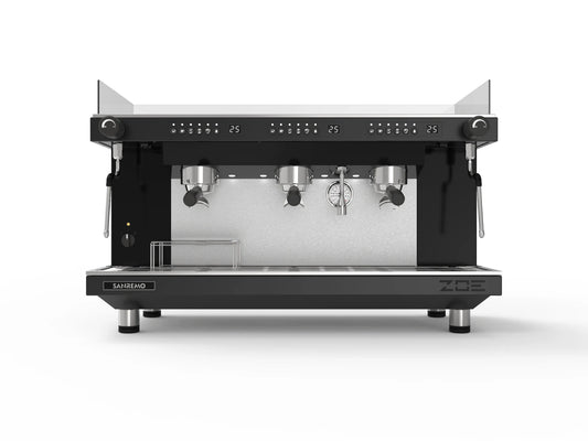 Sanremo Zoe Competition 3 Group Espresso Machine — Tall Cup, Black