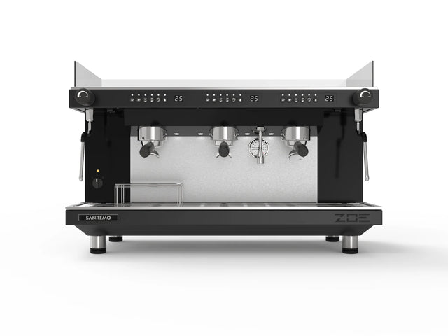 Sanremo Zoe Competition 3 Group Espresso Machine — Tall Cup, Black