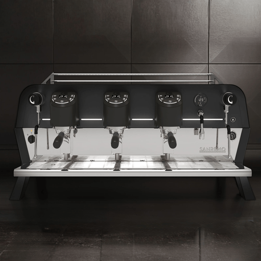 Sanremo F18 SB 3 Group Espresso Machine — Black