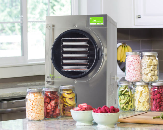 Harvest Right Medium Freeze Dryer — Stainless Steel, 5-Tray, with Mylar Starter Kit & Premier Pump