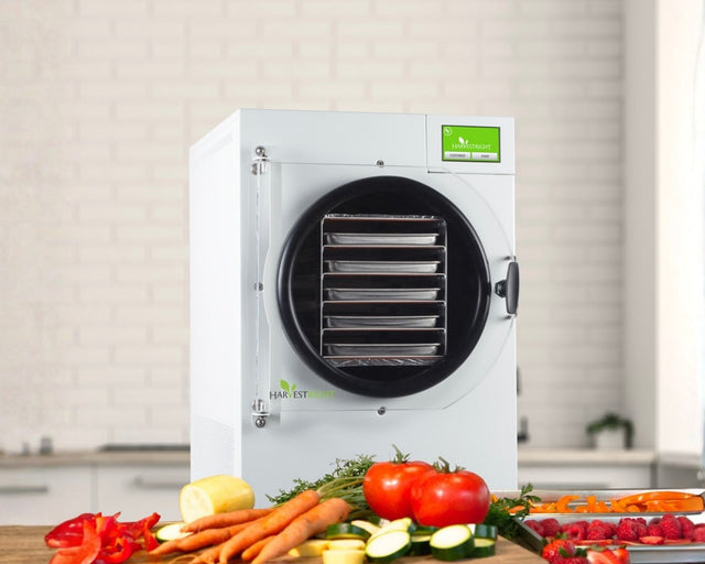 Harvest Right Medium Freeze Dryer — White, 5-Tray, with Mylar Starter Kit & Premier Pump