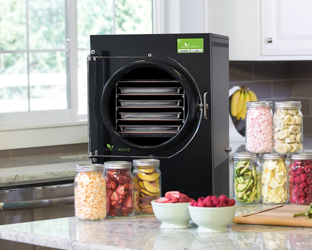 Harvest Right Home Freeze Dryer — Black, 4-Tray, with Mylar Starter Kit & Premier Pump