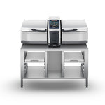 Thumbnail 2 for Rational iVario Pro 2-S Electric Tilt Skillet — 2 S-Size Pan, 13 Gallon, 208/240V, with Stand