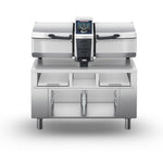 Thumbnail 2 for Rational iVario Pro 2-XS Electric Tilt Skillet — 2 XS-Size Pan, 9 Gallon, 208/240V, with Height Adjustable Stand