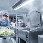 Thumbnail 5 for Rational iVario Pro XL Electric Tilt Skillet — XL-Size Pan, 40 Gallon, 208/240V, with Height Adjustable Base