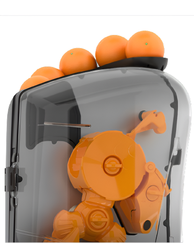 Zumex 04917 Minex Compact Commercial Orange Juicer — 13 Oranges / Minute, Concrete Grey Color
