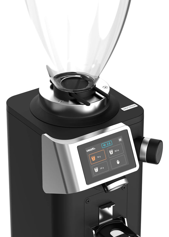 Ceado REV TITAN On-Demand Espresso Grinder - Weight-Based, Black