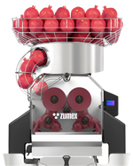 Thumbnail 2 for Zumex 11816 Speed Pomegranates Juice Corner Automatic Feed Juicer — 30 Fruits / Minute, with Wide Oiled Oak Podium