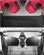 Thumbnail 5 for Zumex 11816 Speed Pomegranates Juice Corner Automatic Feed Juicer — 30 Fruits / Minute, with Wide Oiled Oak Podium