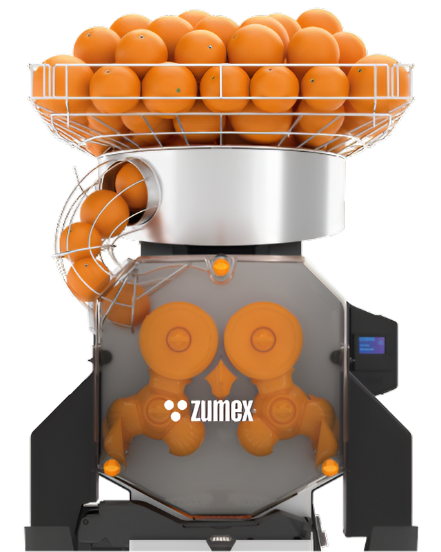 Zumex 11815 Speed Up Juice Corner Automatic Feed Juicer — 40 Fruits / Minute, with Oiled Oak Podium