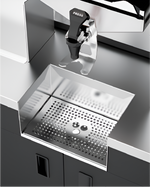 Thumbnail 4 for Zumex 11815 Speed Up Juice Corner Automatic Feed Juicer — 40 Fruits / Minute, with Oiled Oak Podium