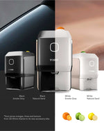 Thumbnail 3 for Zumex 10268 Soul Series 2 Compact Commercial Citrus Juicer — 18 Fruits/Minute, Black & Smoke Grey Color, Conical System®