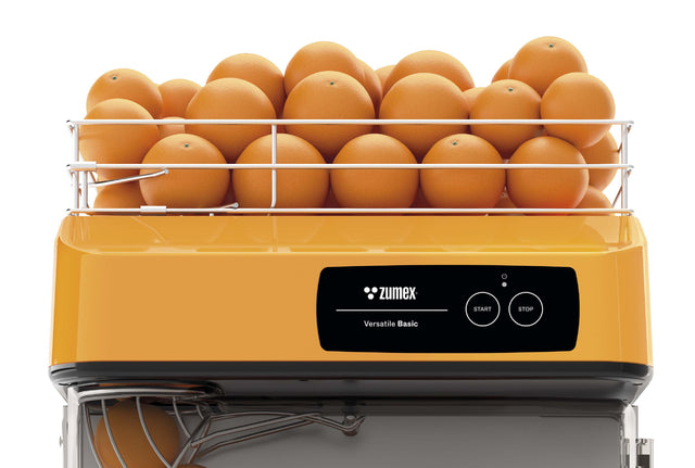 Zumex 04817 Versatile Automatic Feed Citrus Juicer — 27 Fruits / Minute, Orange Color