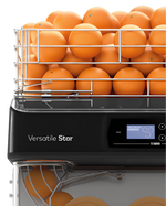 Thumbnail 3 for Zumex 11967 Versatile Star Juice Corner Slim Automatic Feed Juicer — 40 Fruits / Minute, Oiled Oak Color, with Podium